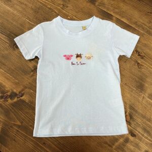 Born to Farm Baby Blue T-Shirt - Childs