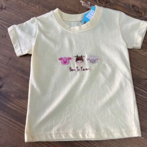 Born to Farm Yellow T-Shirt - Childs