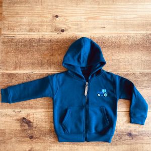 Born to Farm Navy Hoodie - Blue Tractor