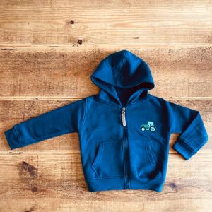 Born to Farm Navy Hoodie - Green Tractor