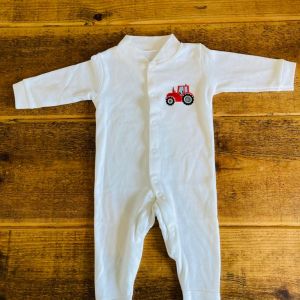 Born to Farm Sleepsuit - Red