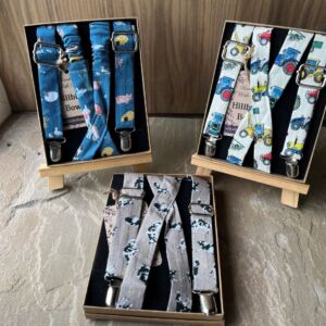 Hillbillie Bows Braces - Adults